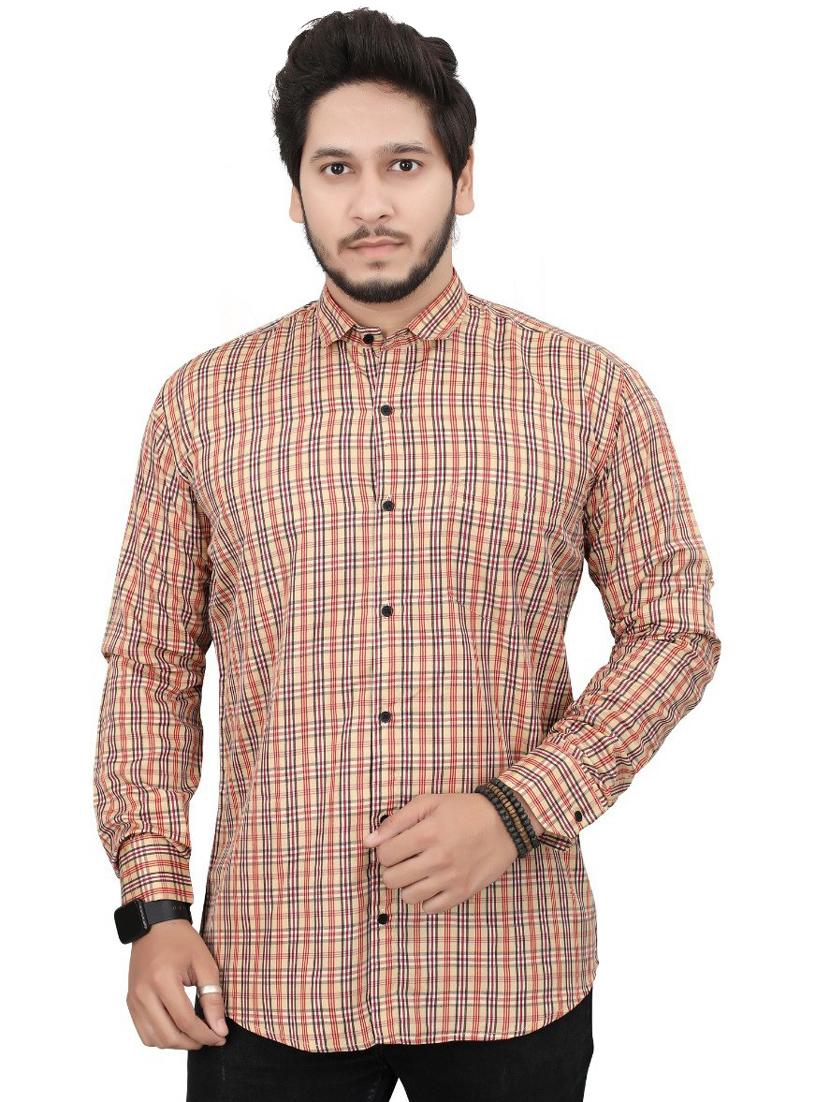 multi colored cotton blend casual shirt - 19744029 - Zoom Image - 0