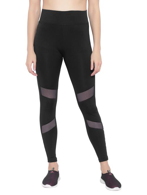 black polyester jeggings - 19745812 - Standard Image - 0