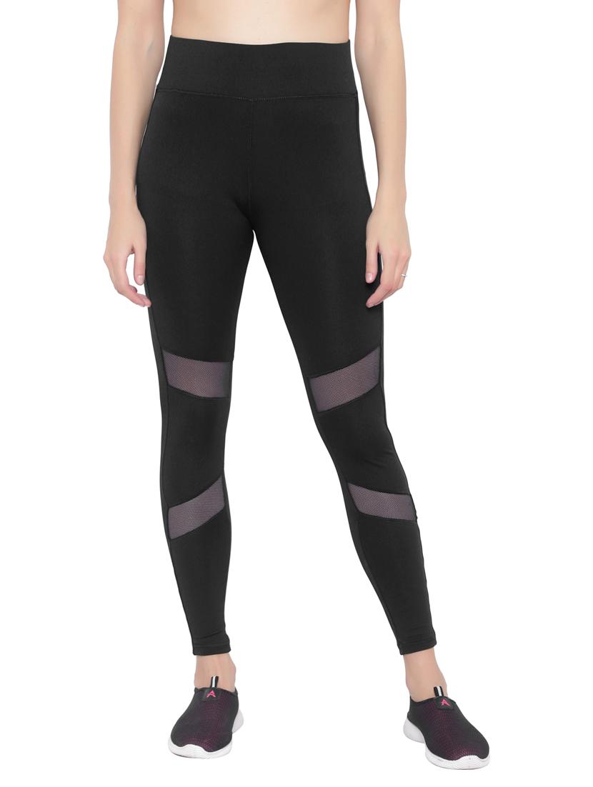 black polyester jeggings - 19745812 - Zoom Image - 0