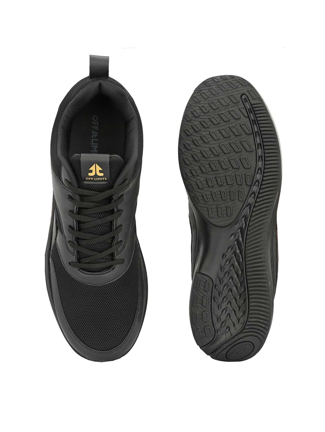 black synthetic sport shoe - 19747222 -  Standard Image - 3