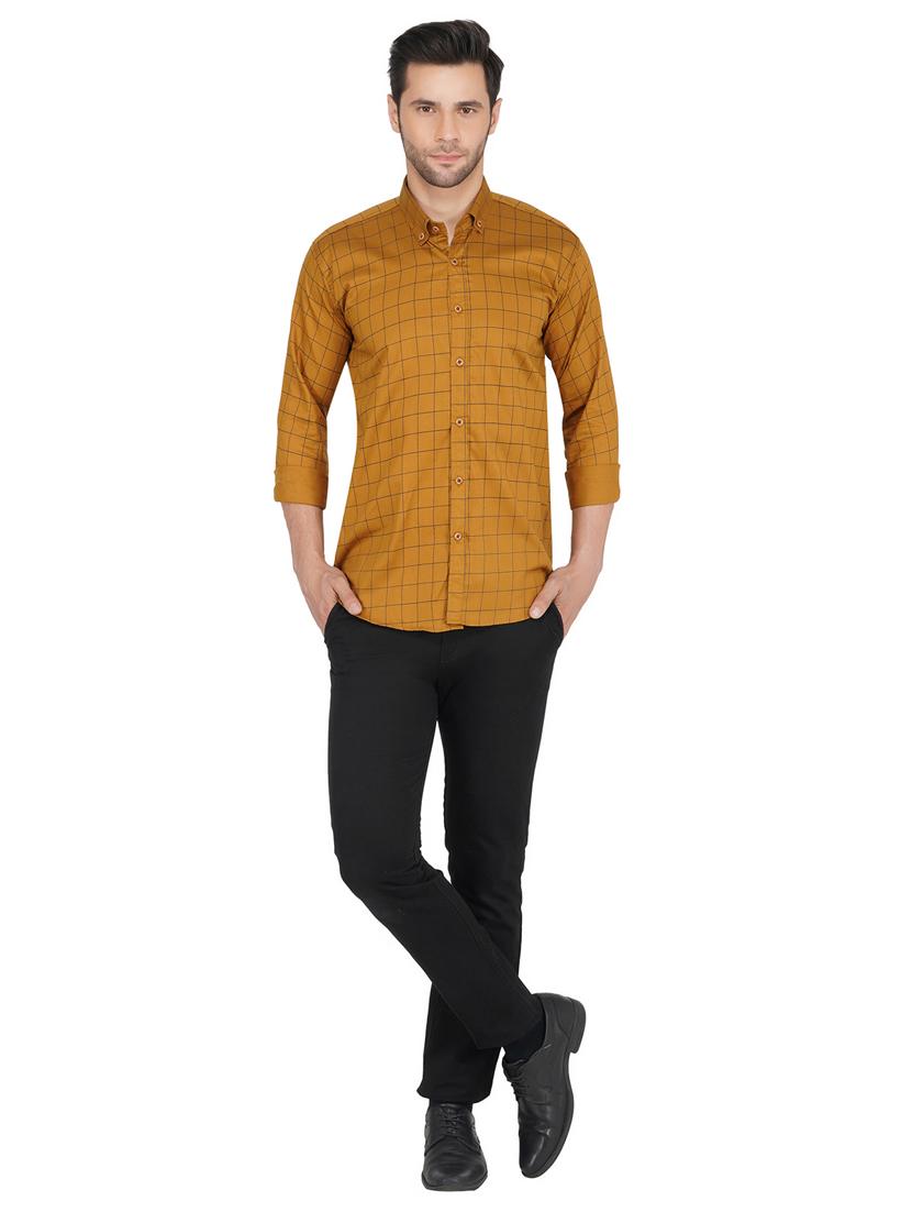 mens checks casual shirt - 19748756 - Standard Image - 3
