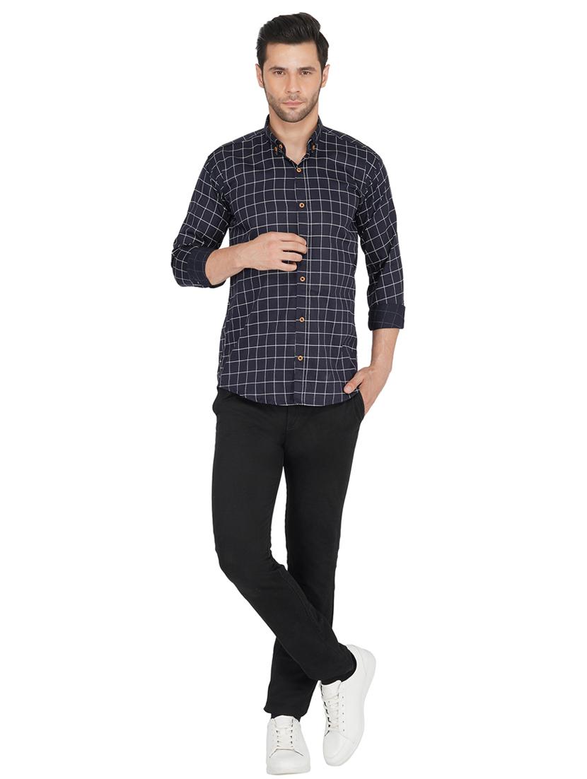 mens checks casual shirt - 19748762 - Standard Image - 3