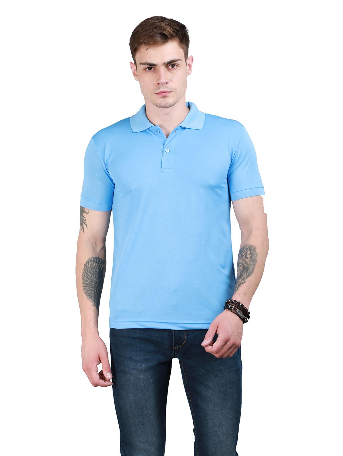solids cotton polo t-shirt