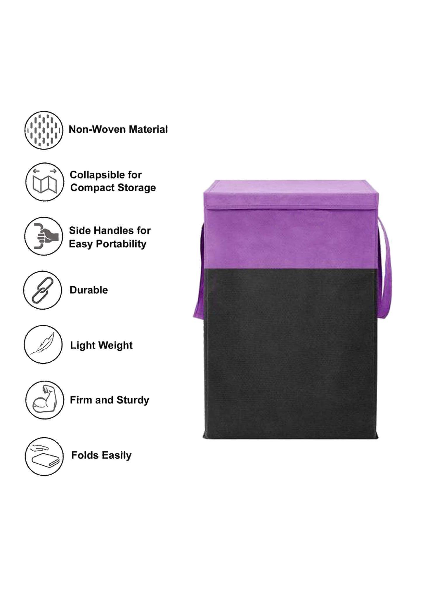 folding laundry basket for clothes - 19749124 - Standard Image - 3