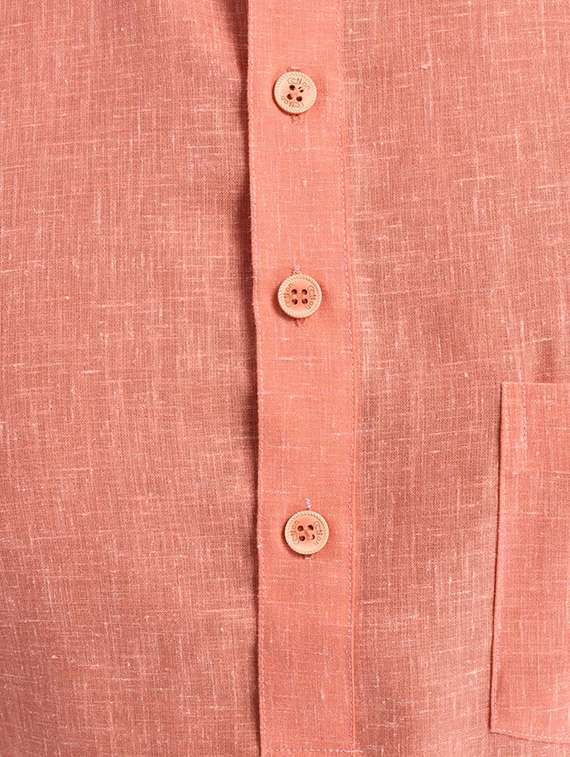 mandarin neck solid kurta pyjama set - 19754270 - Standard Image - 3