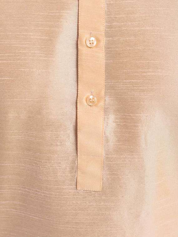 mandarin neck dhoti kurta set - 19754315 - Standard Image - 3