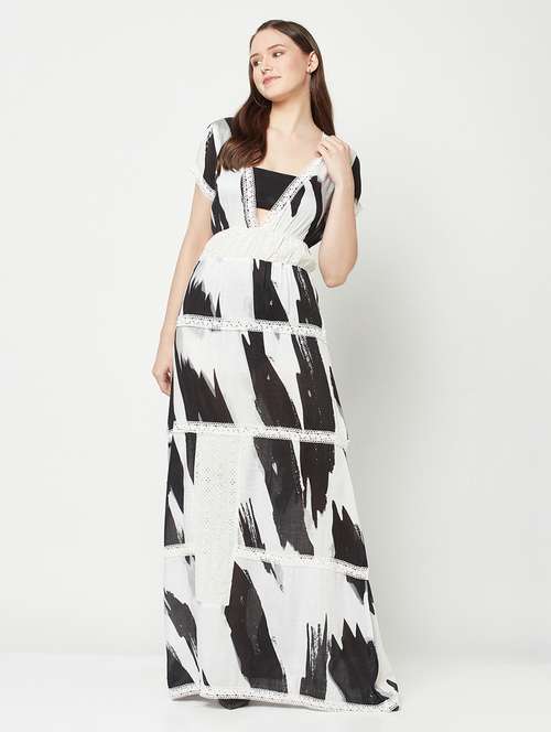 women's fit & flare tie & dye dress - 19755379 -  Standard Image - 0