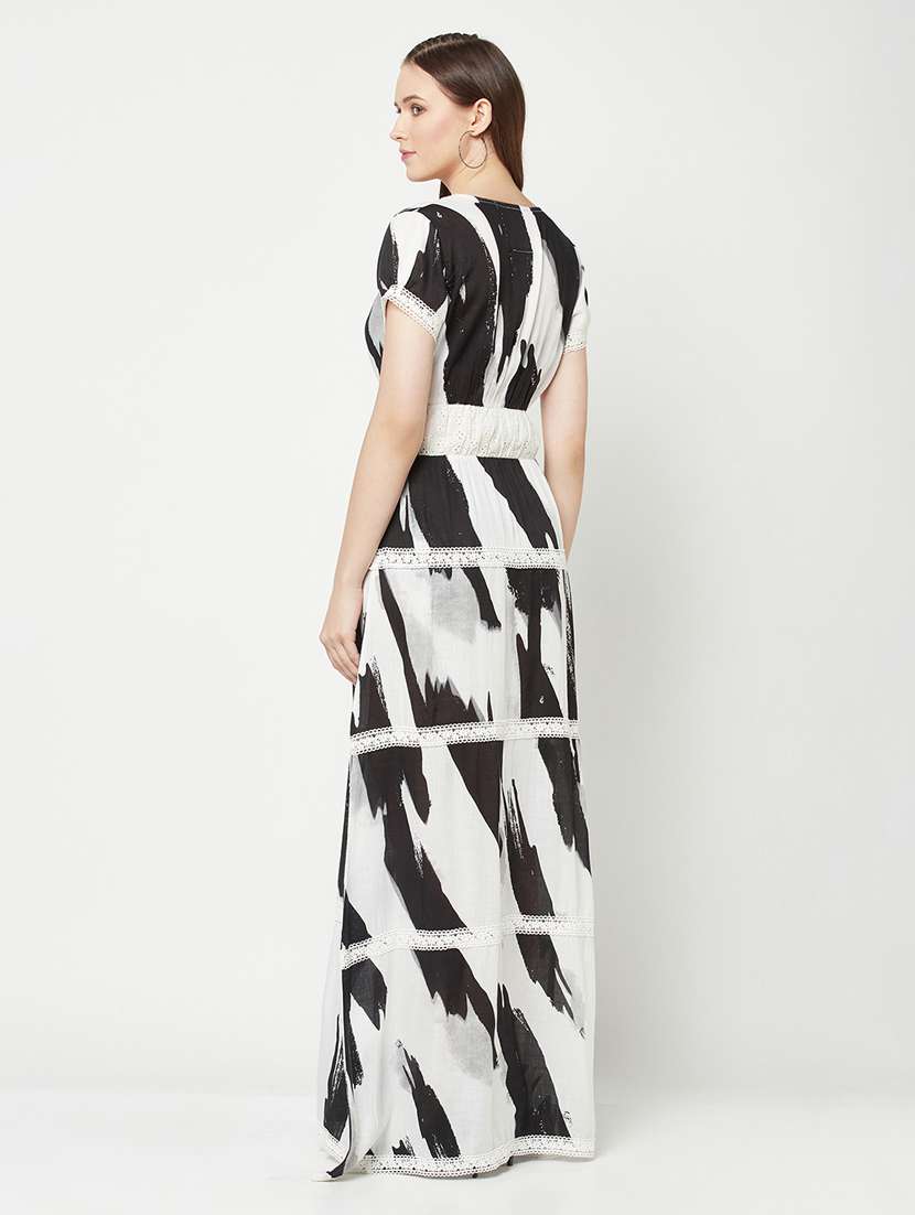 women's fit & flare tie & dye dress - 19755379 -  Standard Image - 3