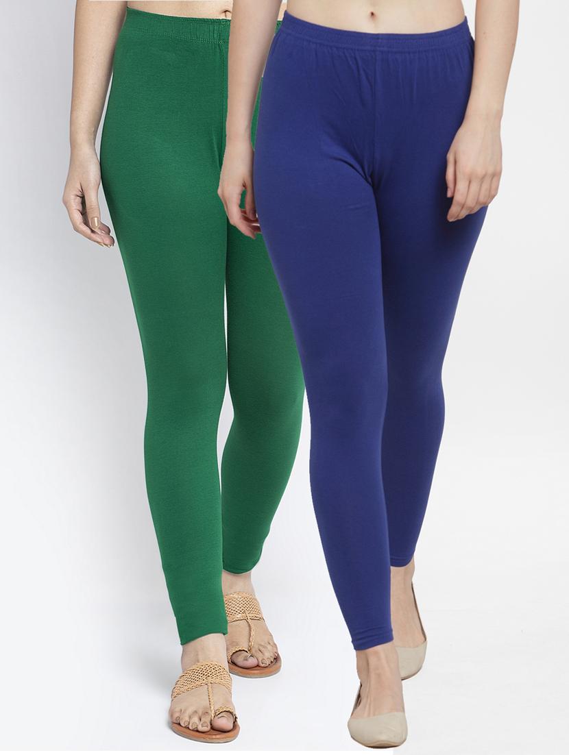 pack of 2 solid leggings - 19756770 -  Zoom Image - 0