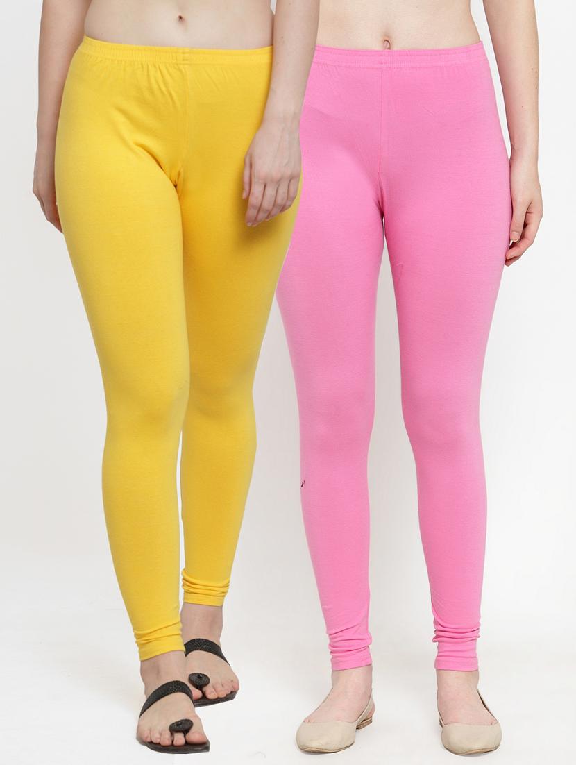 pack of 2 solid leggings - 19756790 -  Zoom Image - 0