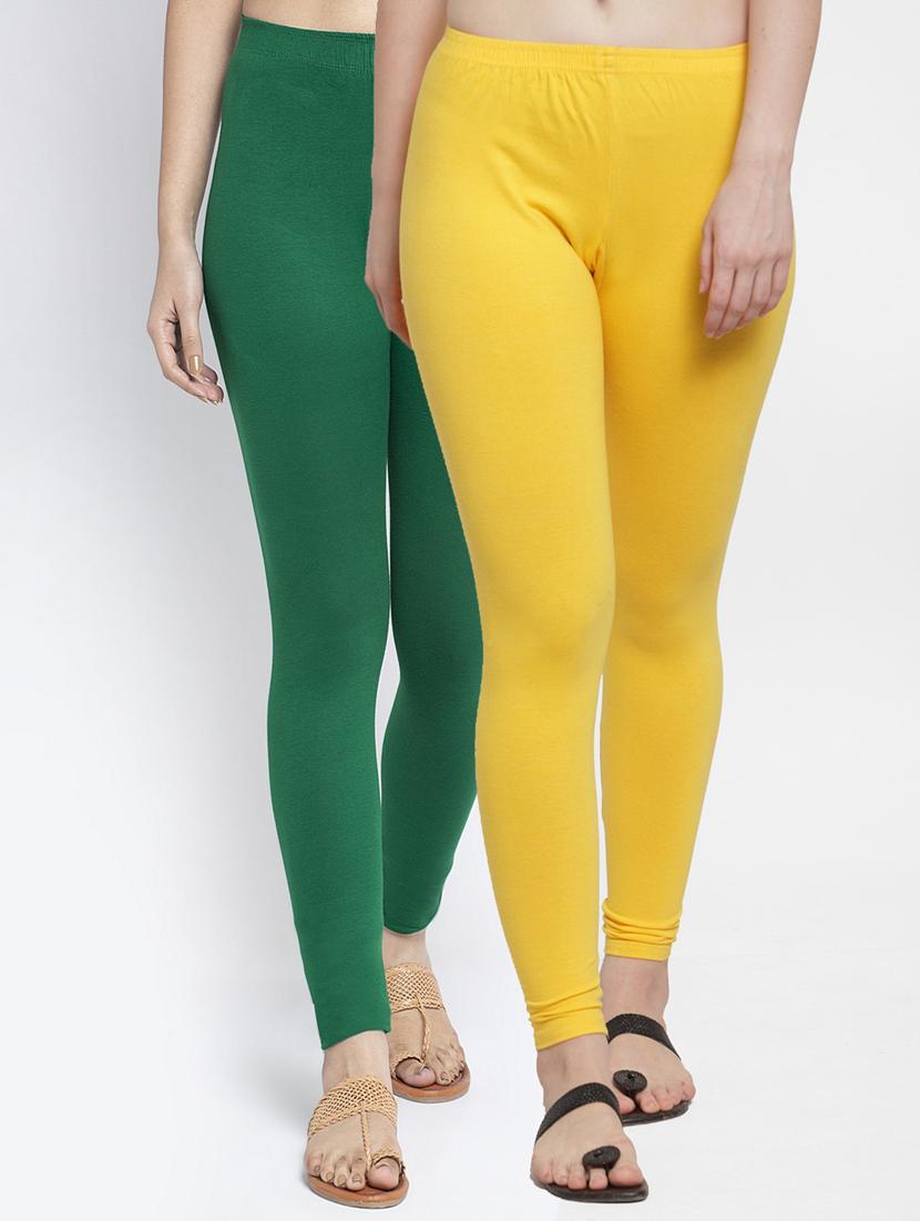 pack of 2 solid leggings - 19756791 -  Zoom Image - 0
