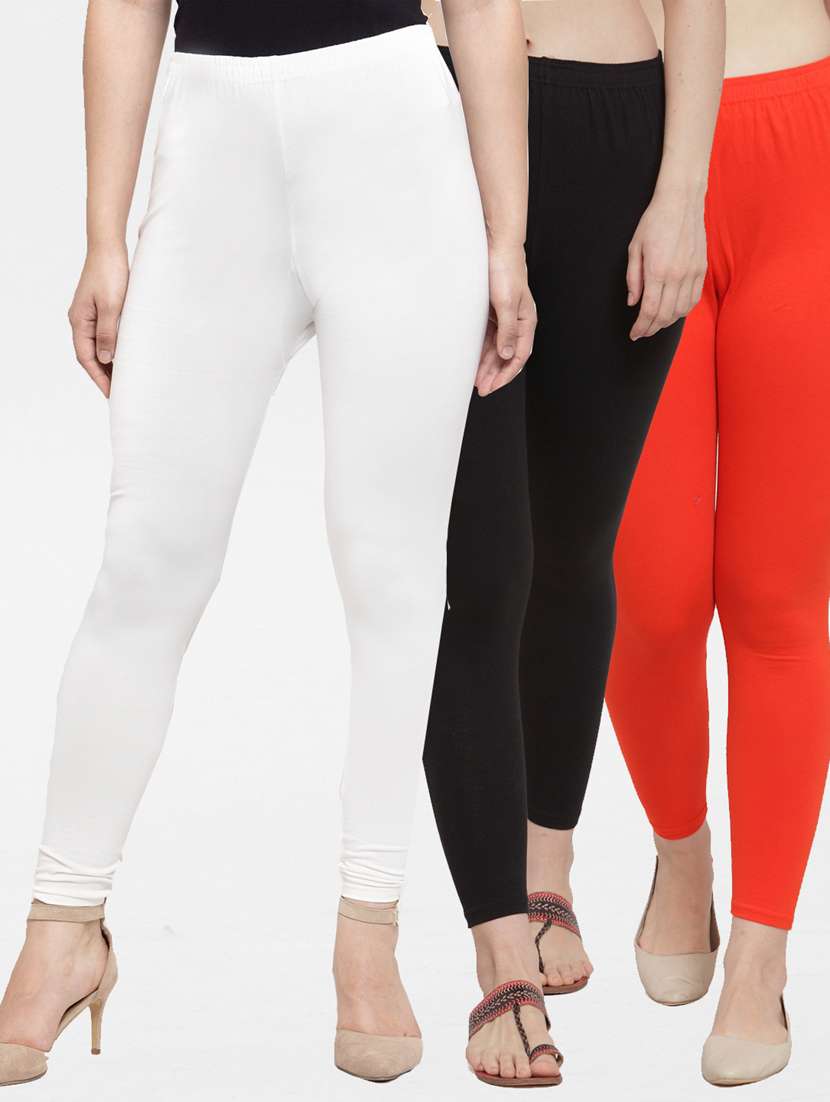 pack of 3 solid leggings