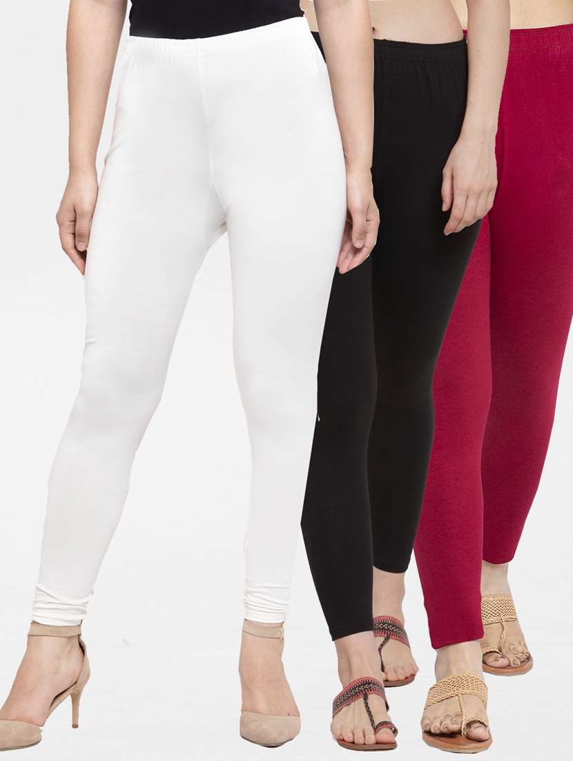 pack of 3 solid leggings