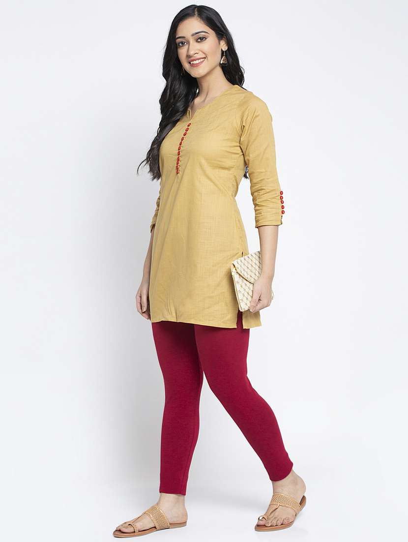 pack of 3 solid leggings - 19757228 - Standard Image - 5