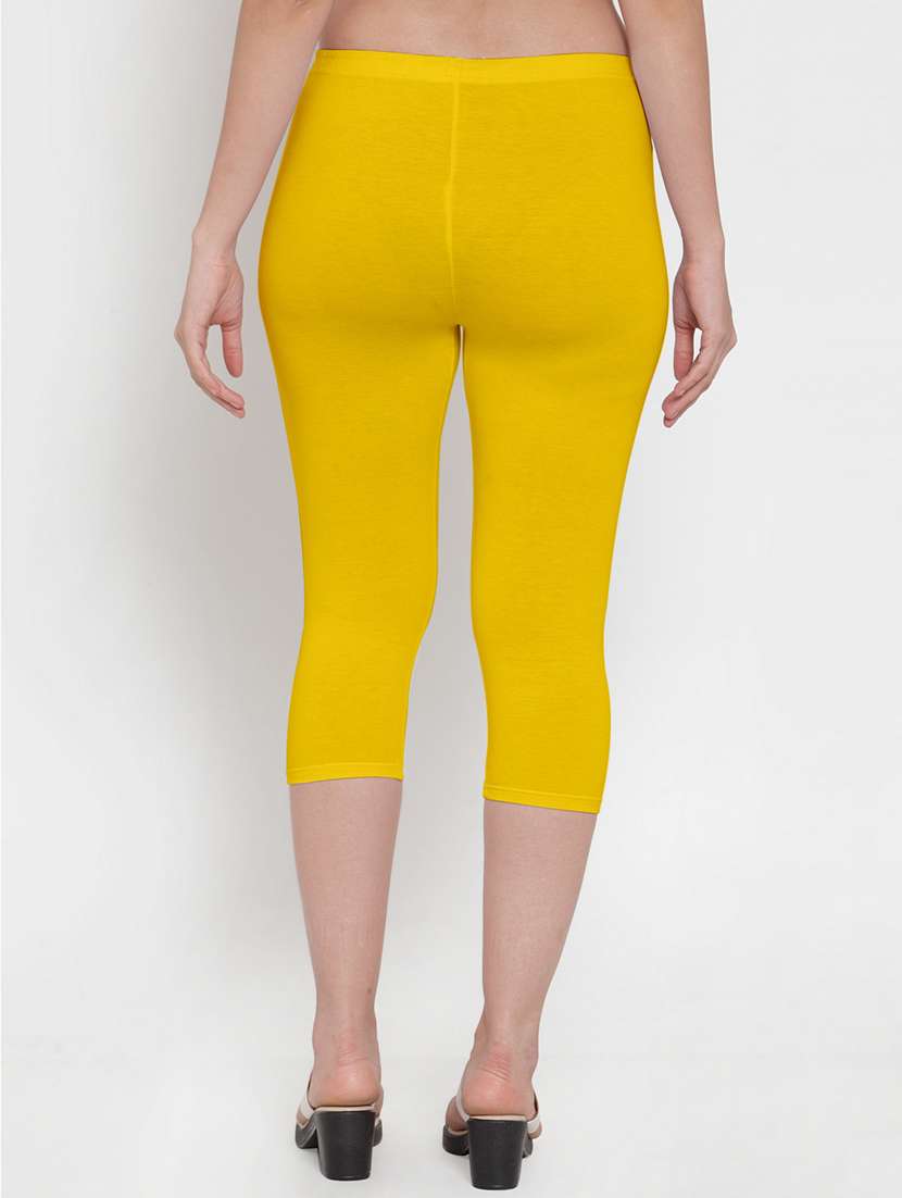 pack of 3 solid capri leggings - 19757308 - Standard Image - 3