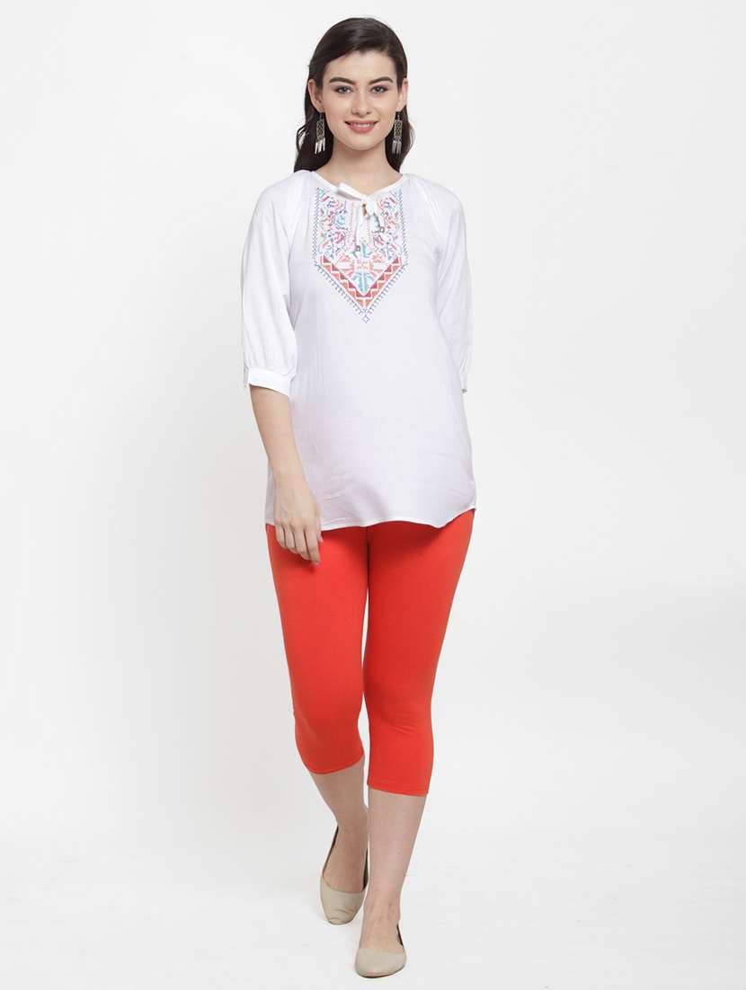 pack of 3 multi colored capri leggings - 19757322 -  Standard Image - 5