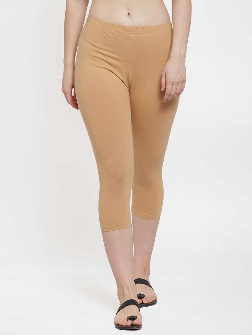 pack of 3 solid capri leggings  - 19757333 -  Standard Image - 3
