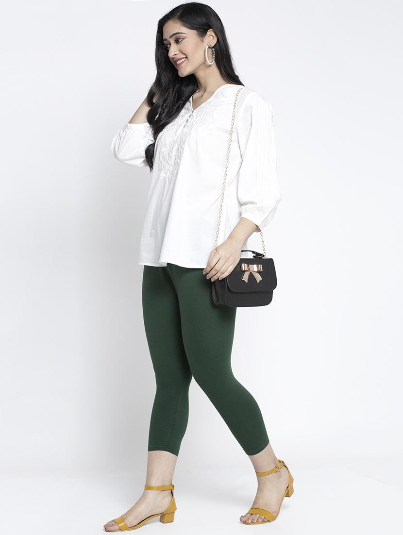 pack of 3 solid capri leggings - 19757340 - Standard Image - 5