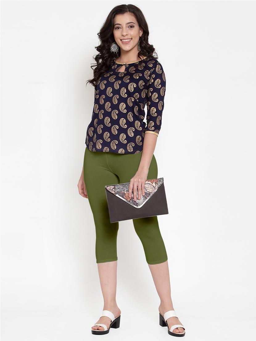 pack of 3 multi colored capri leggings - 19757379 - Standard Image - 5