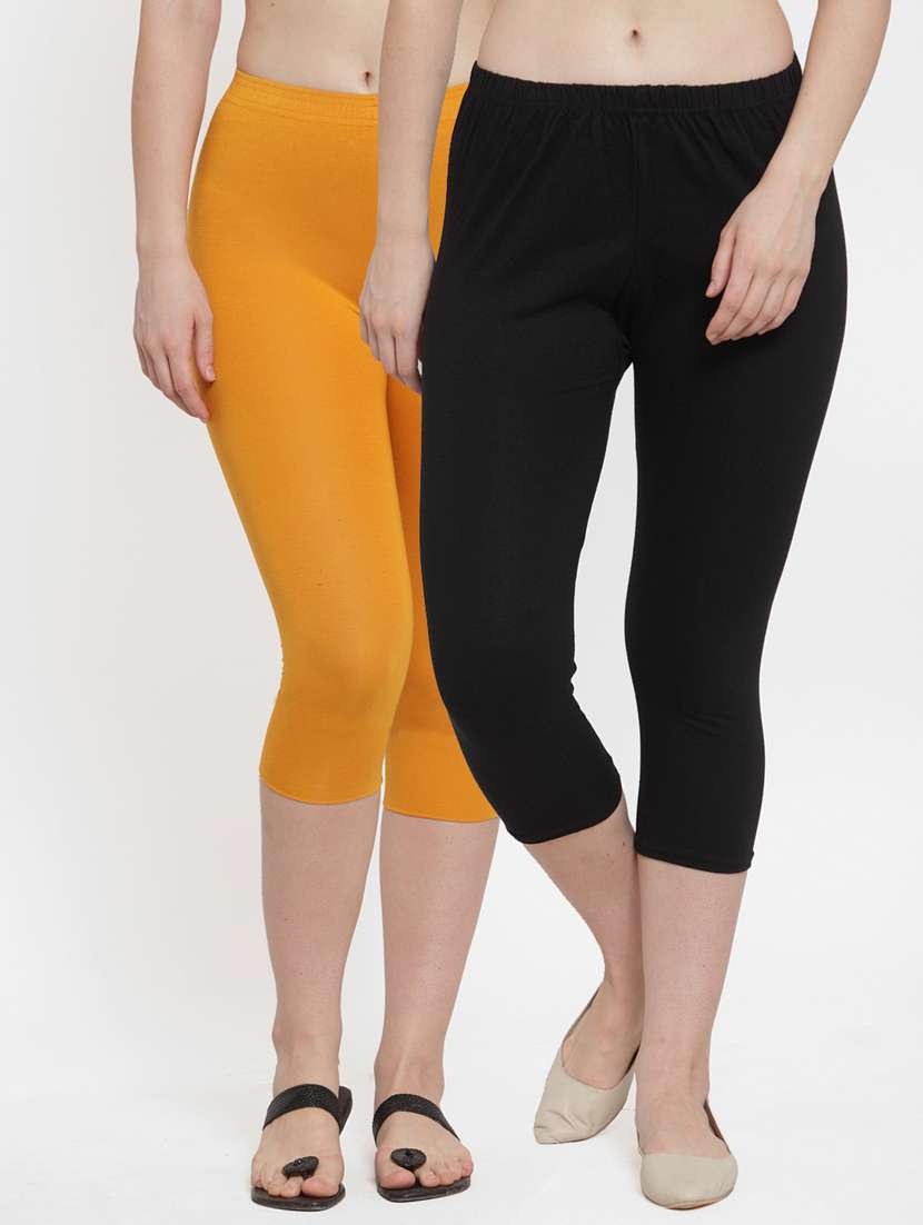 gracit women's capri leggings combo