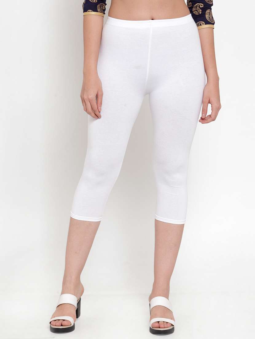 pack of 2 solid capri leggings - 19757410 - Standard Image - 3
