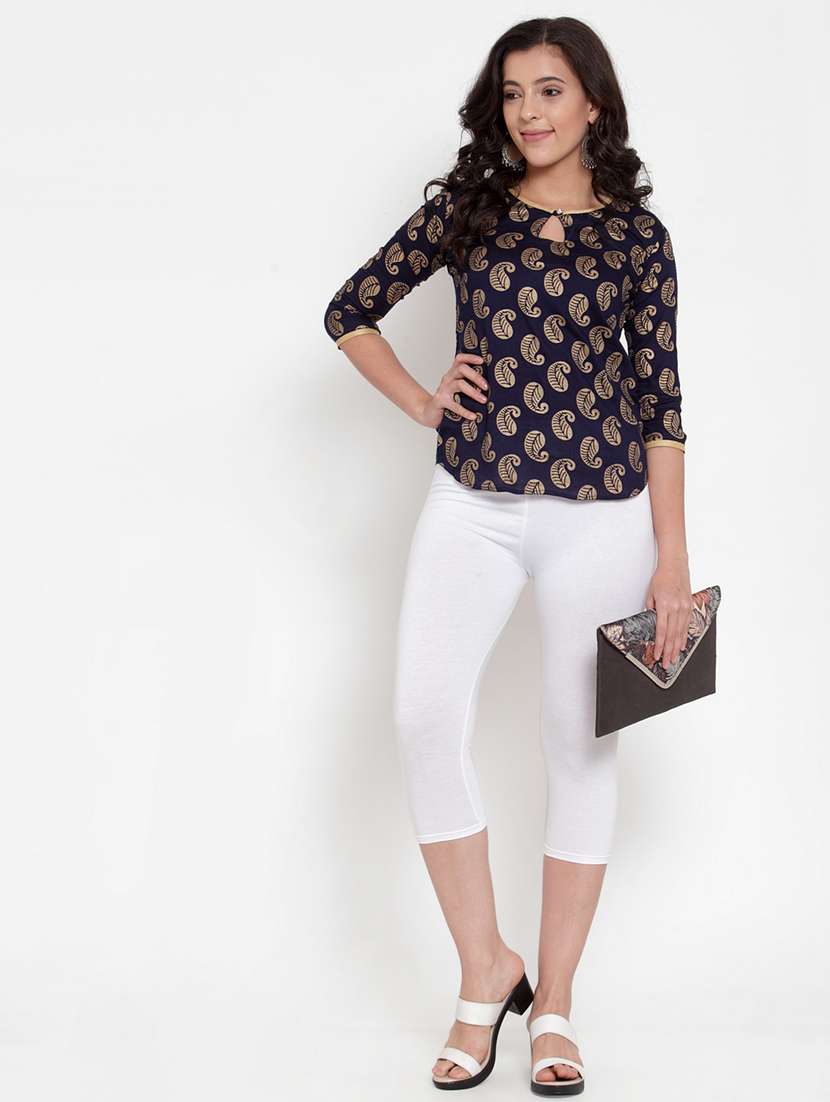 pack of 2 solid capri leggings - 19757421 - Standard Image - 5