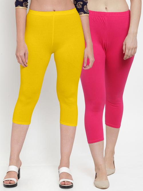gracit women's capri leggings combo - 19757476 -  Standard Image - 0