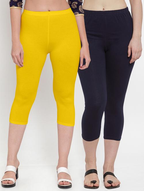 gracit women's capri leggings combo - 19757483 -  Standard Image - 0