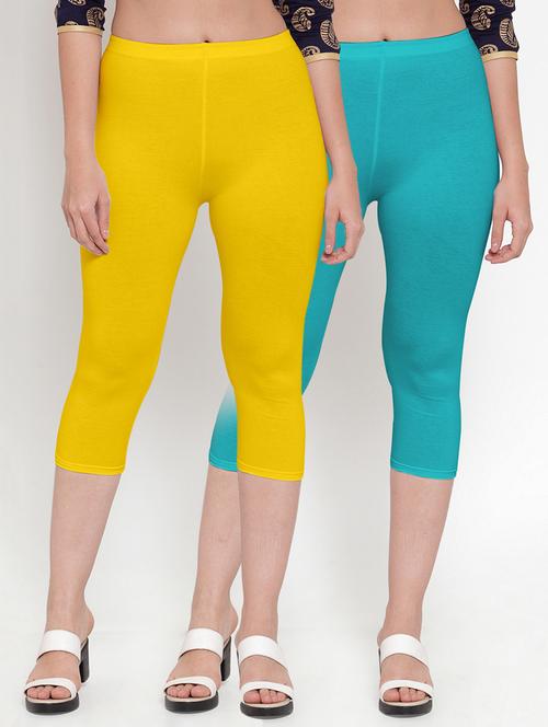 gracit women's capri leggings combo - 19757489 -  Standard Image - 0