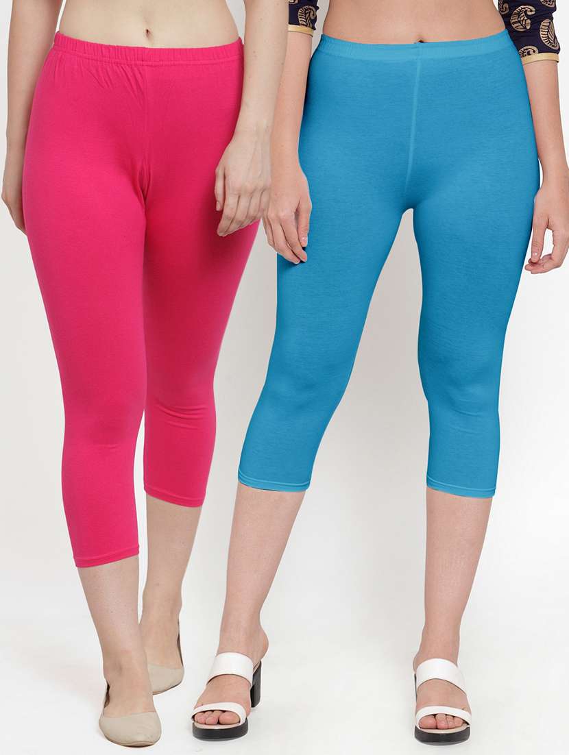 gracit women's capri leggings combo - 19757498 -  Zoom Image - 0