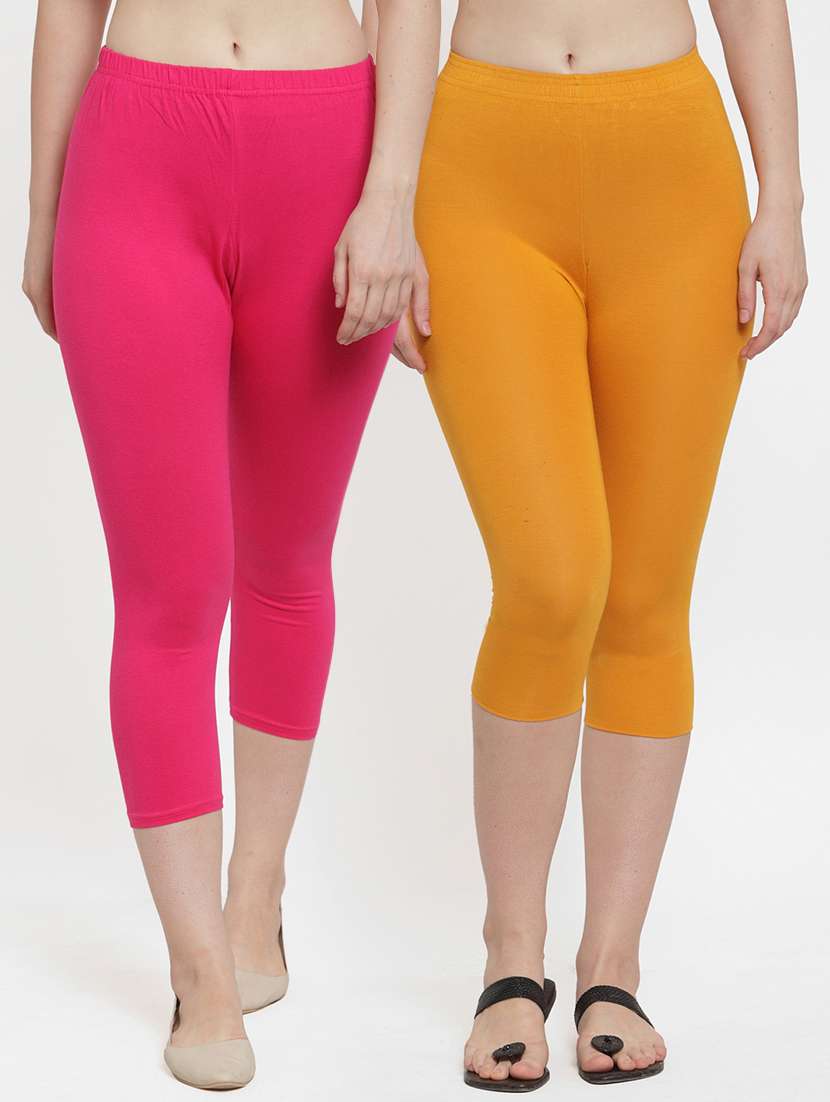 gracit women's capri leggings combo