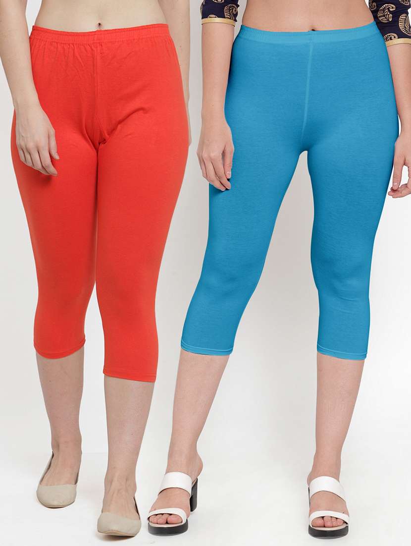 gracit women's capri leggings combo