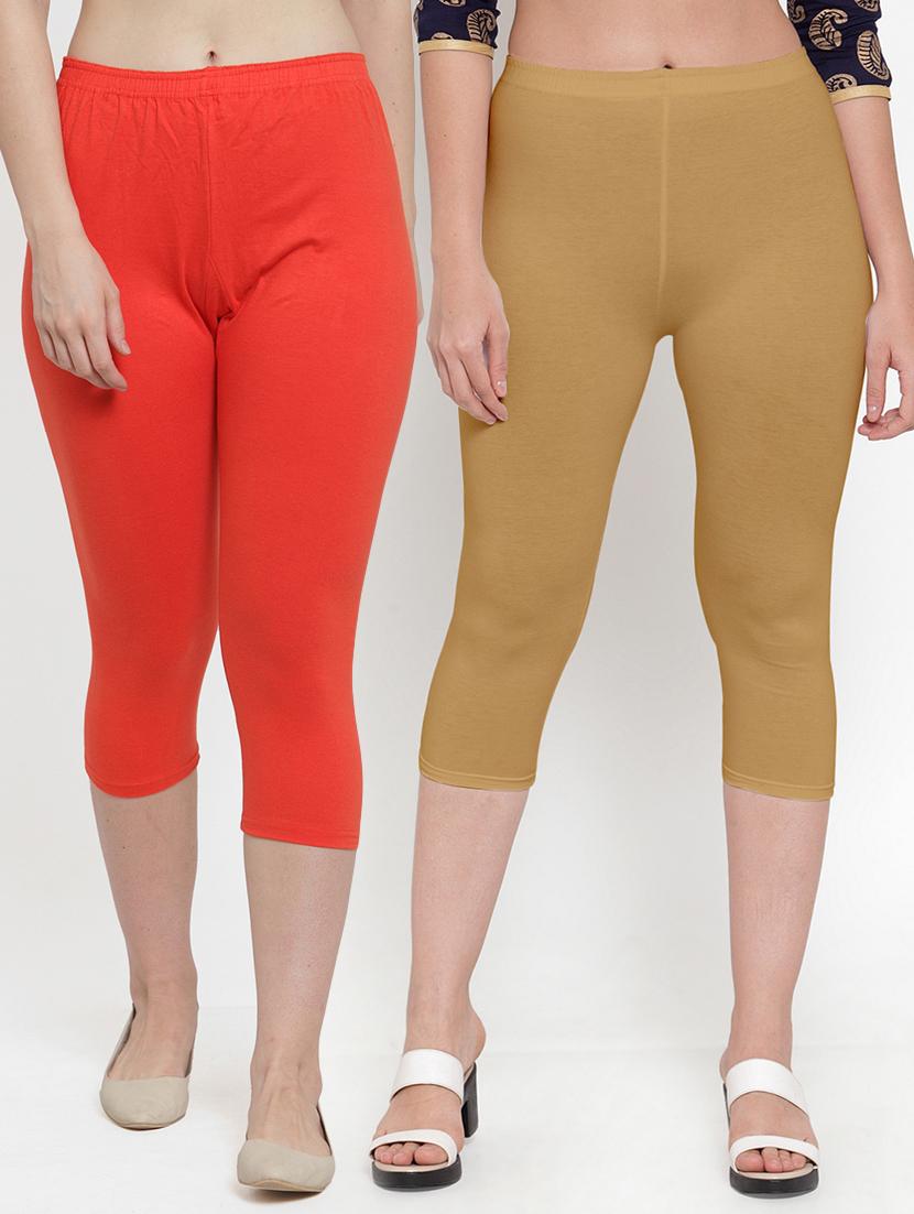 gracit women's capri leggings combo - 19757512 -  Zoom Image - 0