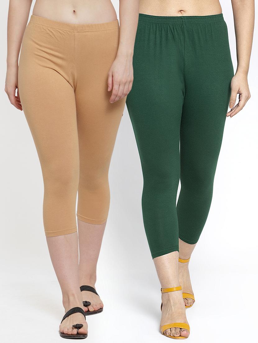 gracit women's capri leggings combo - 19757515 - Zoom Image - 0