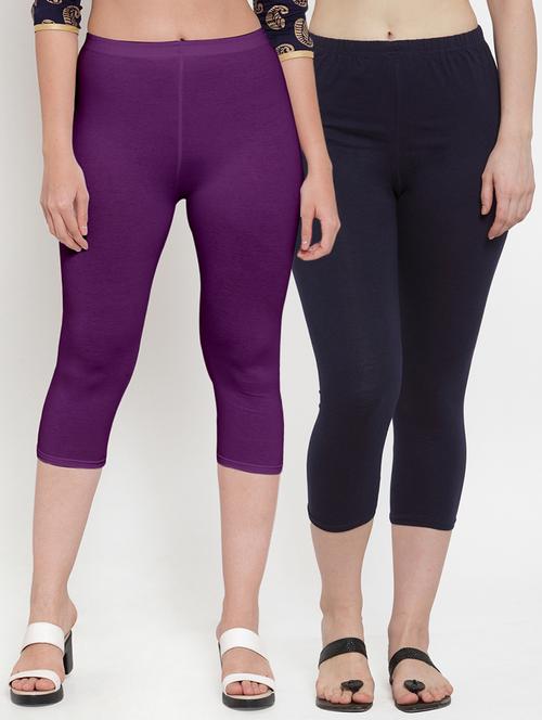 gracit women's capri leggings combo - 19757553 -  Standard Image - 0