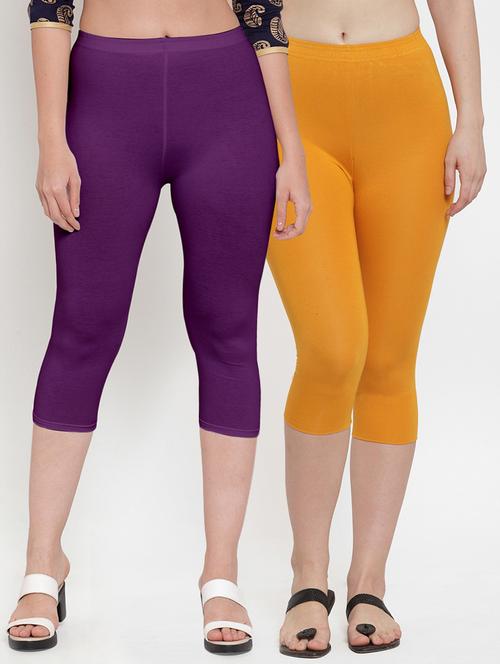 gracit women's capri leggings combo - 19757556 -  Standard Image - 0