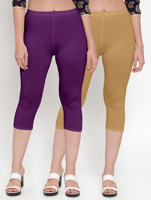 gracit women's capri leggings combo - 19757557 -  Standard Image - 0