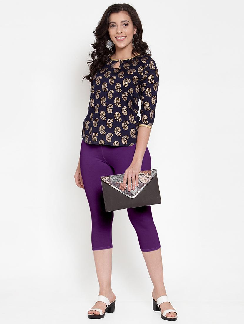 gracit women's capri leggings combo - 19757558 - Standard Image - 5