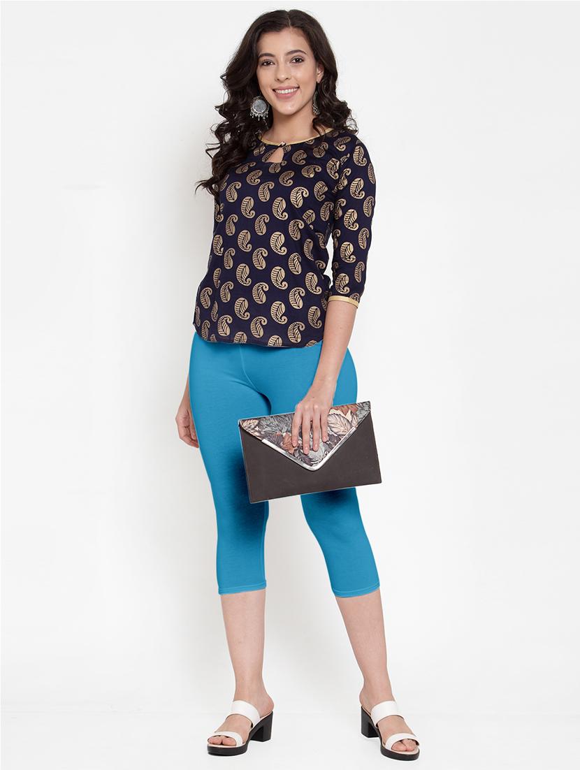 pack of 2 solid capri leggings - 19757572 - Standard Image - 5