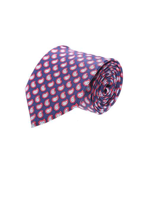 men printed cotton tie - 19759113 -  Standard Image - 0