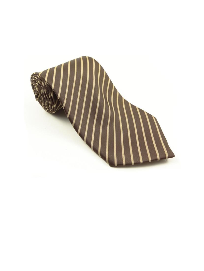 men striped cotton tie - 19759844 - Zoom Image - 0