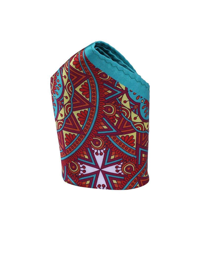 multicolor polyester pocketsquare