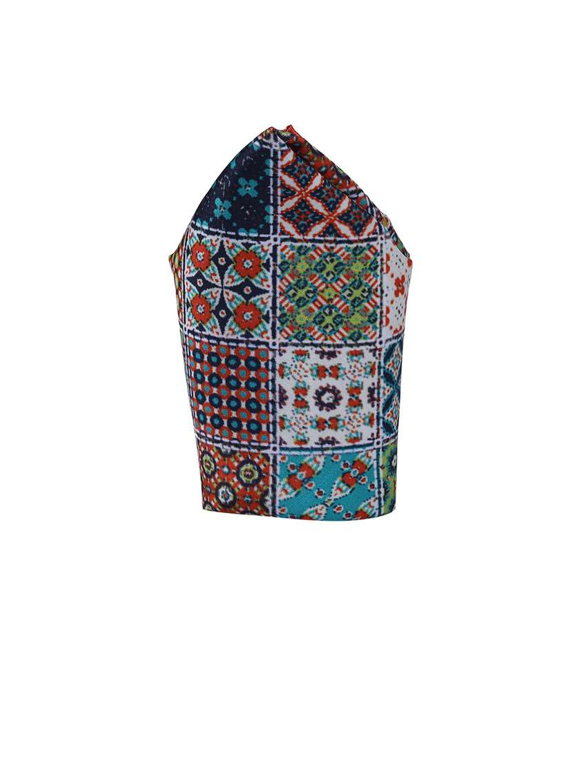 multicolor polyester pocketsquare