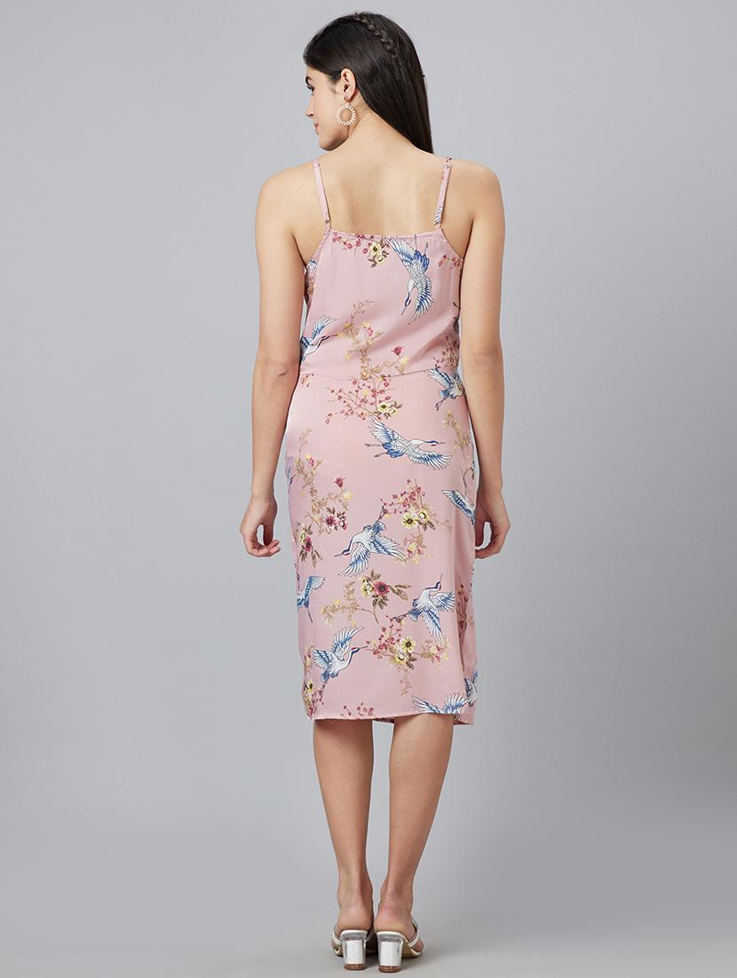pink floral printed sheath dress - 19766421 - Standard Image - 3