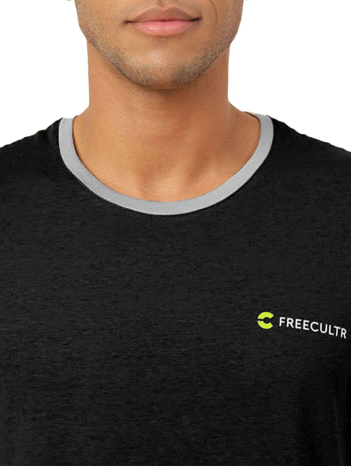 men round neck solids t-shirt - 19767167 -  Standard Image - 5