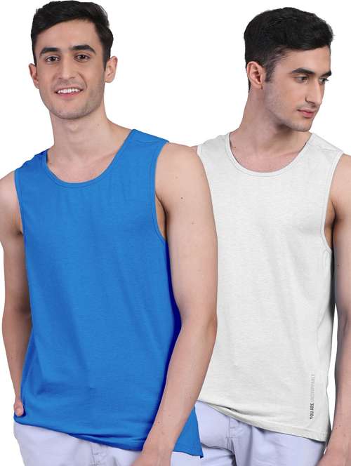Pack Of 2 Printed Vest