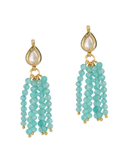 matte gold brass earrings - 19768453 -  Standard Image - 0