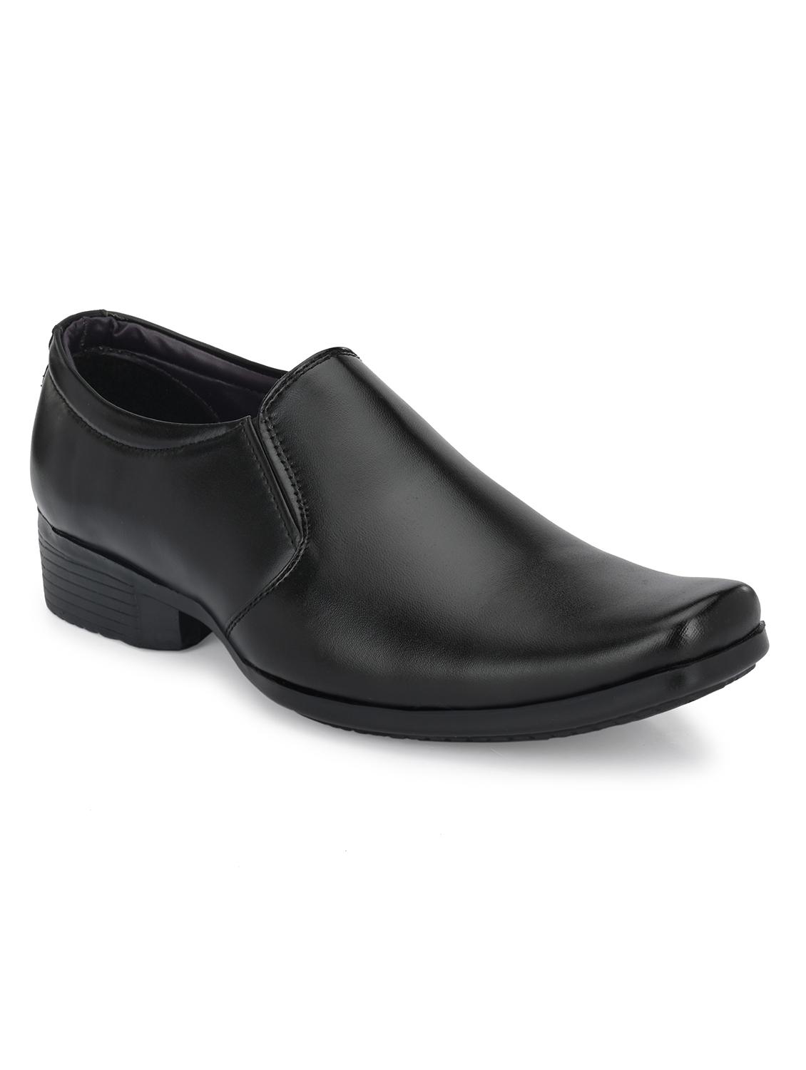 black slip on formal shoes - 19771561 - Zoom Image - 0