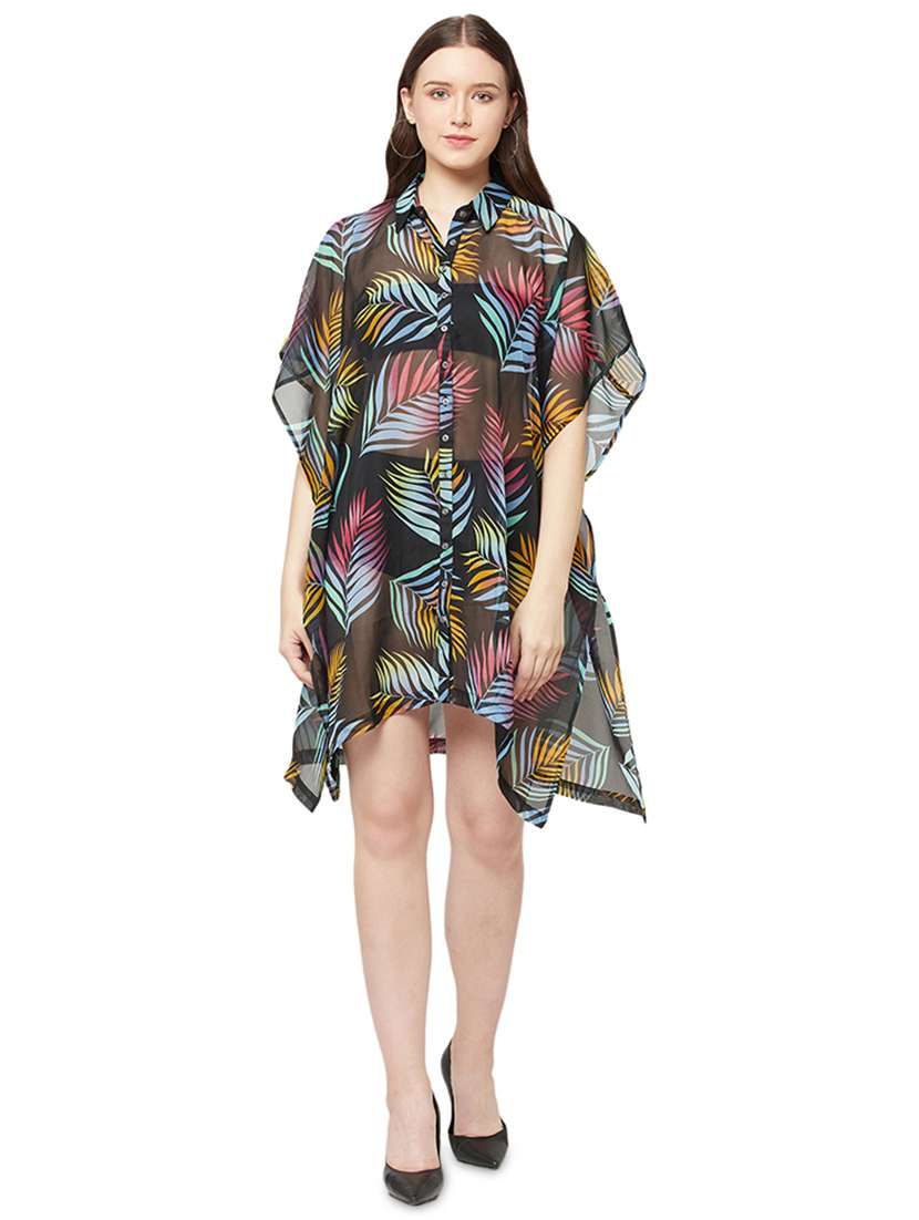 women's asymmetric tropical dress - 19772518 -  Zoom Image - 0