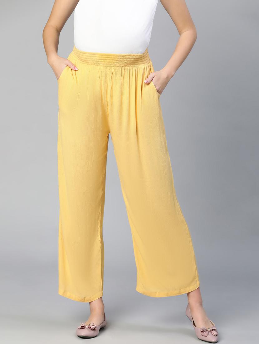 yellow solid maternity pant - 19774999 - Zoom Image - 0